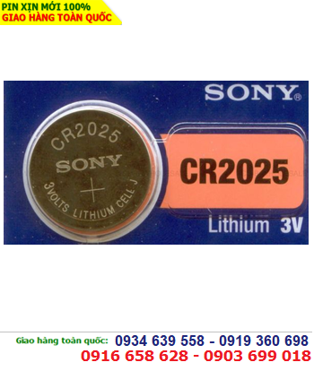 Pin Sony CR2025 lithium 3V chính hãng Sony Nhật